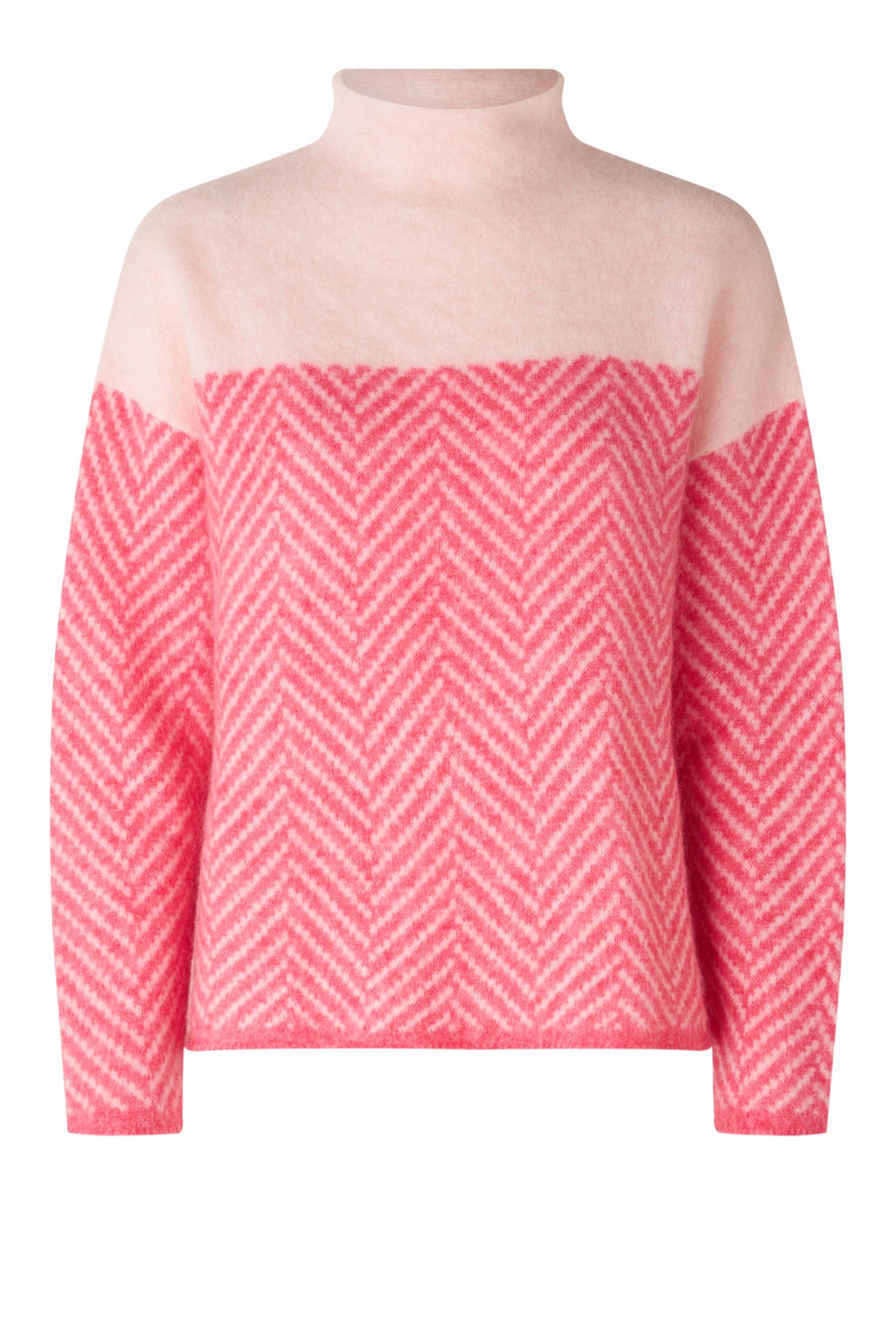 Herrin Knit T-Neck - Camellia Rose
