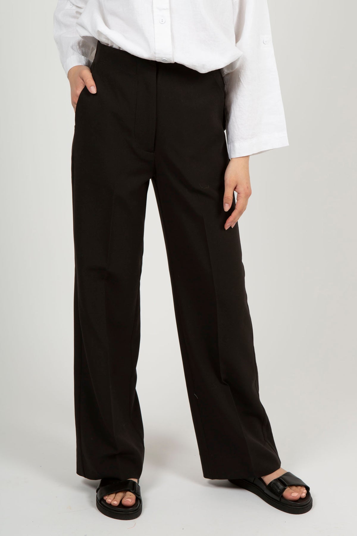 Evie Classic Trousers - Svart