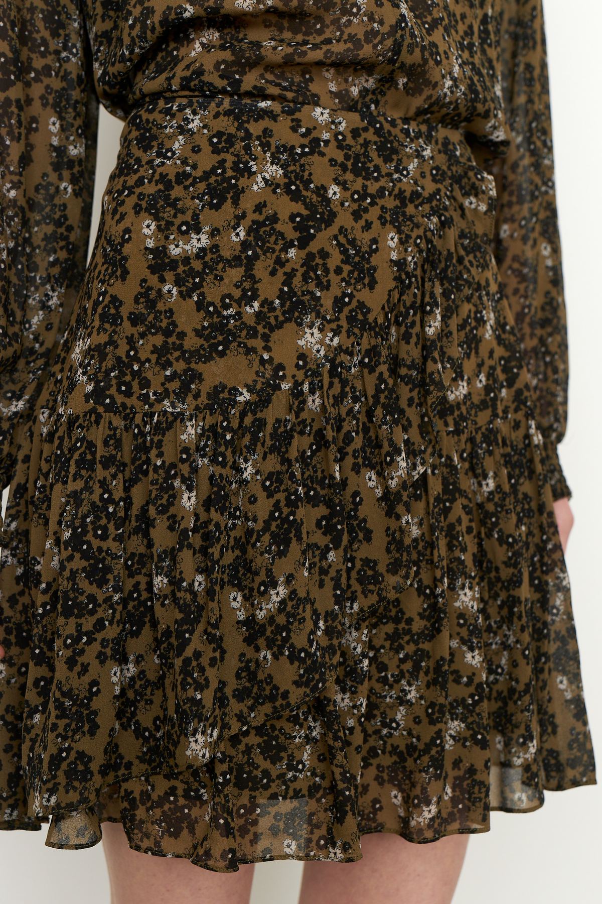 Simone Skirt - Burnt Olive