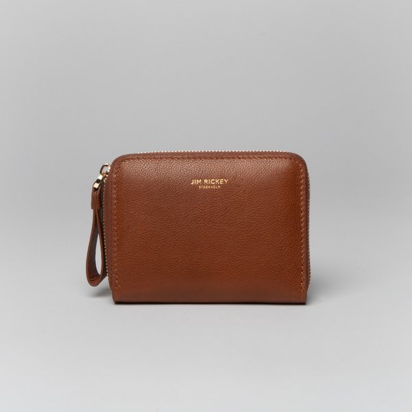 Small Zip Purse - Tan