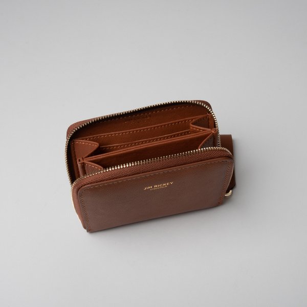 Small Zip Purse - Tan