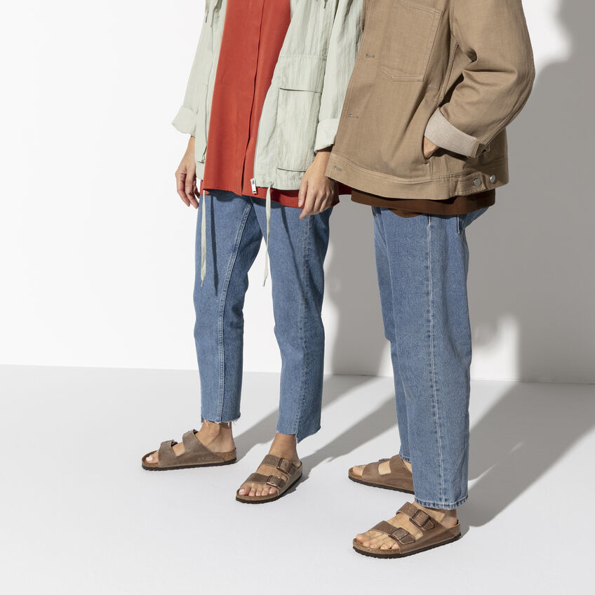 Birkenstock Arizona Soft Footbed Oiled Leather Narrow - Tobacco Brown