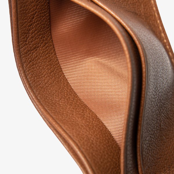 Credit Card Holder - Tan Grained Leather