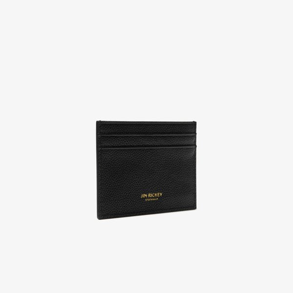 Credit Card Holder - Black Grained Leather