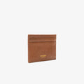 Credit Card Holder - Tan Grained Leather