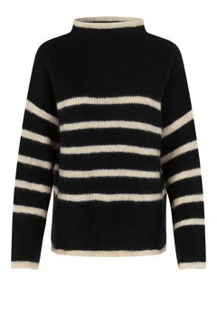Ovalis Knit T-Neck - Black