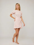Serena Linen Dress - Dusty Pink