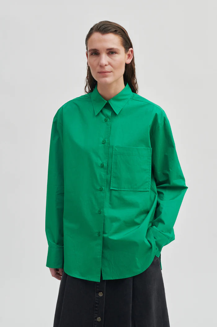 Alulin Shirt - Green Tambourine