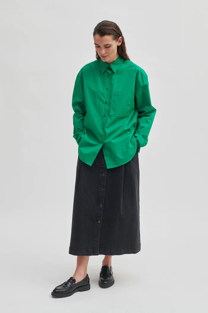 Alulin Shirt - Green Tambourine