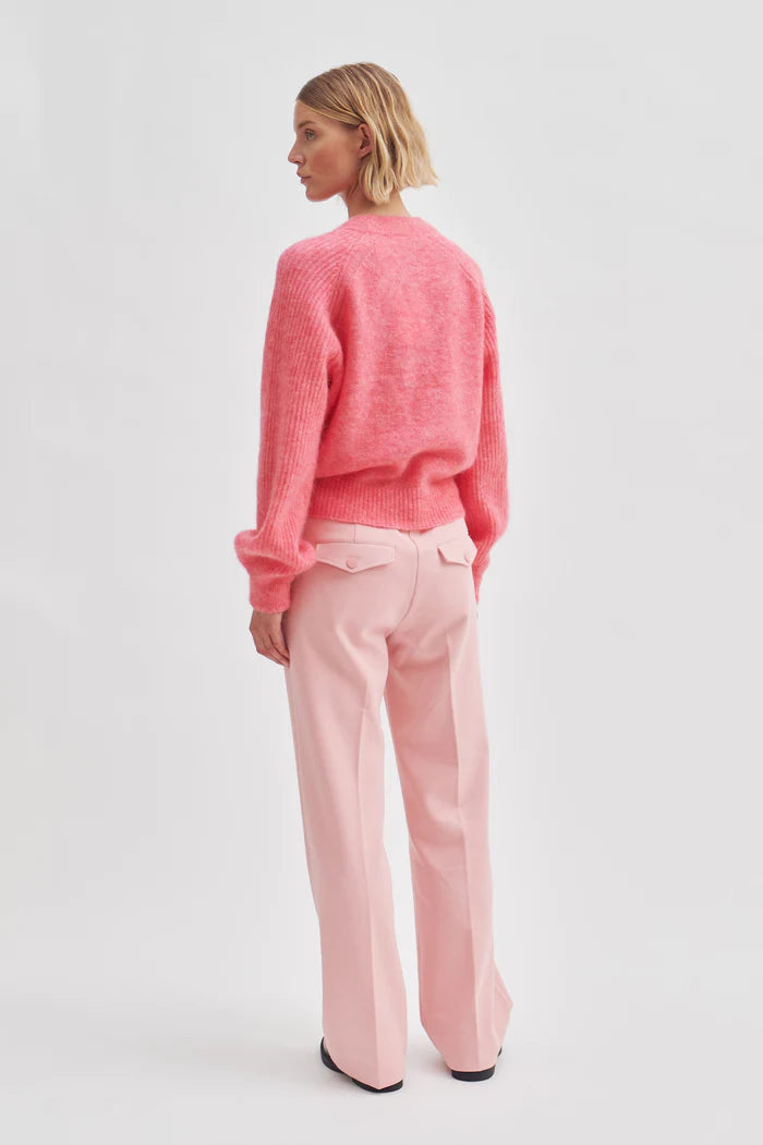 Brookline Knit O-Neck - Camellia Rose
