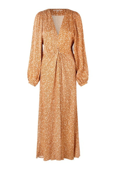 Rattan Dress - Apricot