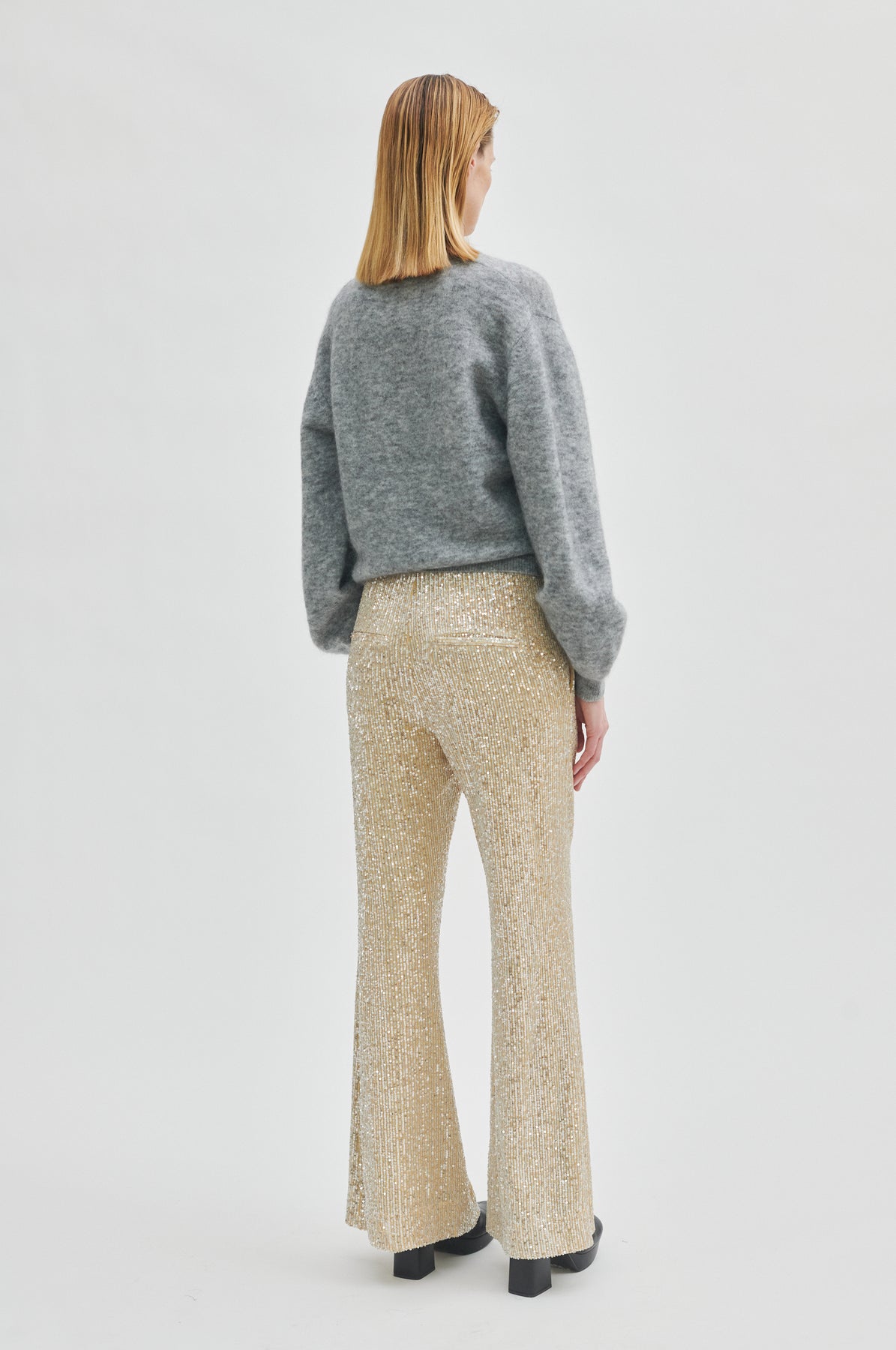Shine On Trousers - Silver