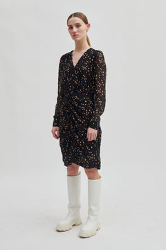 Mild Fitted Dress - Black