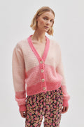 Sebastia Knit Cardigan - Quartz Pink
