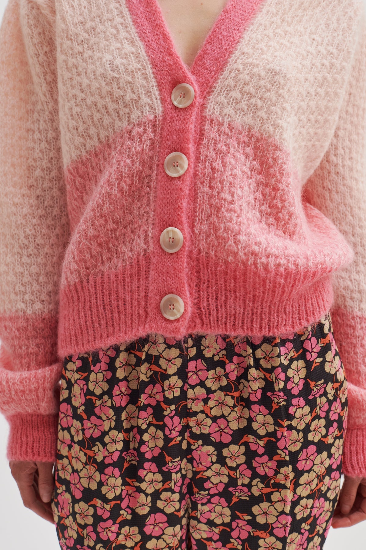 Sebastia Knit Cardigan - Quartz Pink