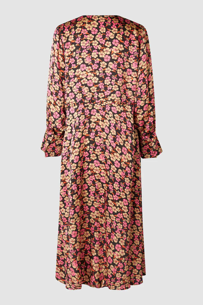Victory V-Neck Dress - Camellia Rose