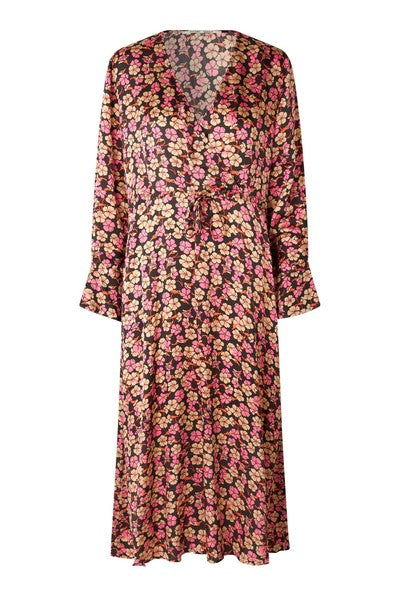 Victory V-Neck Dress - Camellia Rose