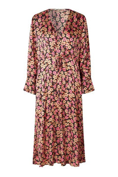 Victory V-Neck Dress - Camellia Rose