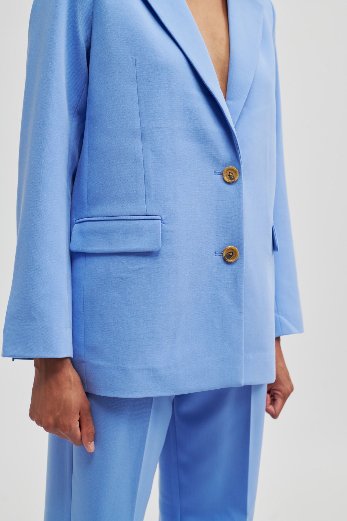 Levien Classic Blazer - Cornflower Blue