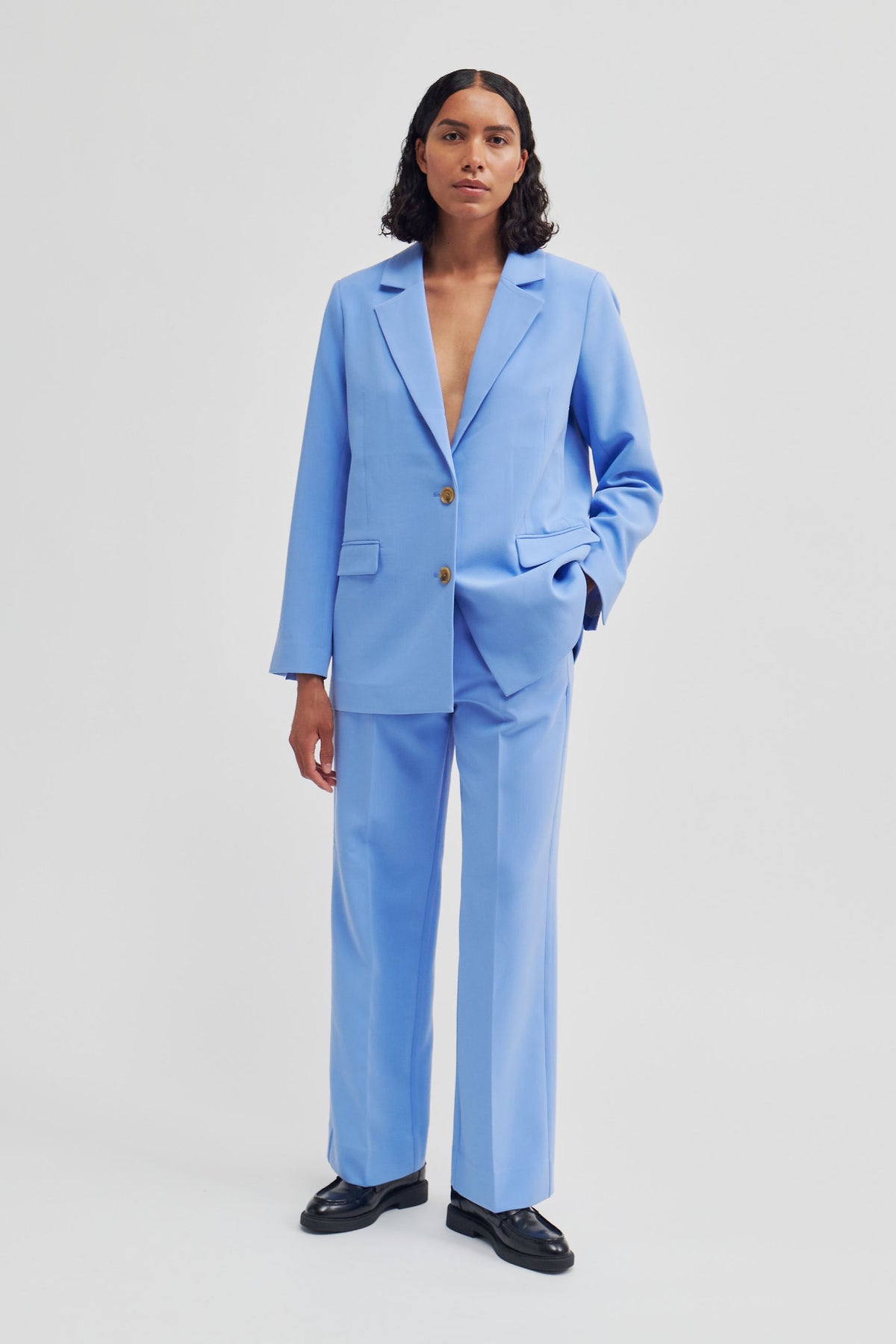 Levien Classic Blazer - Cornflower Blue