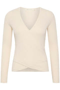 ImimiIW Wrap Pullover - Vanilla