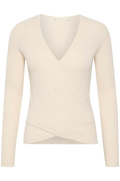 ImimiIW Wrap Pullover - Vanilla