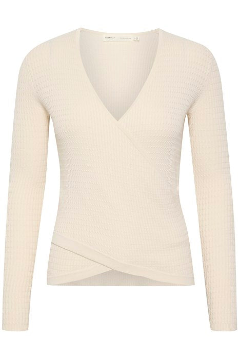 ImimiIW Wrap Pullover - Vanilla