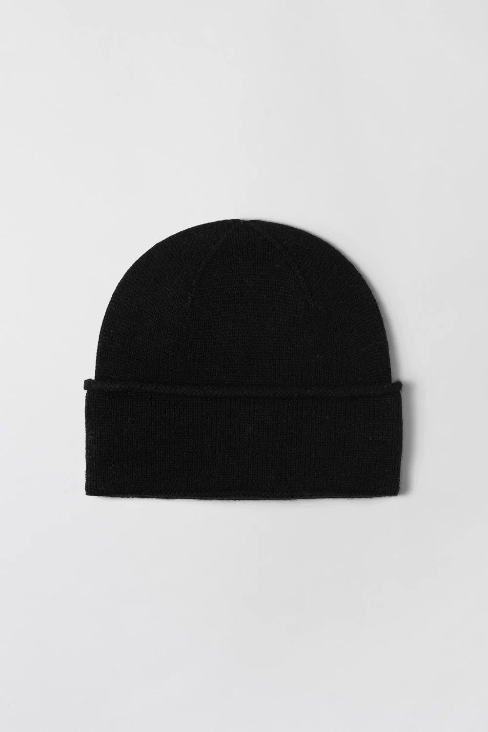 Marseille Turnup Beanie - Jet Black
