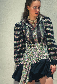 Jessica Dress - Black  Print