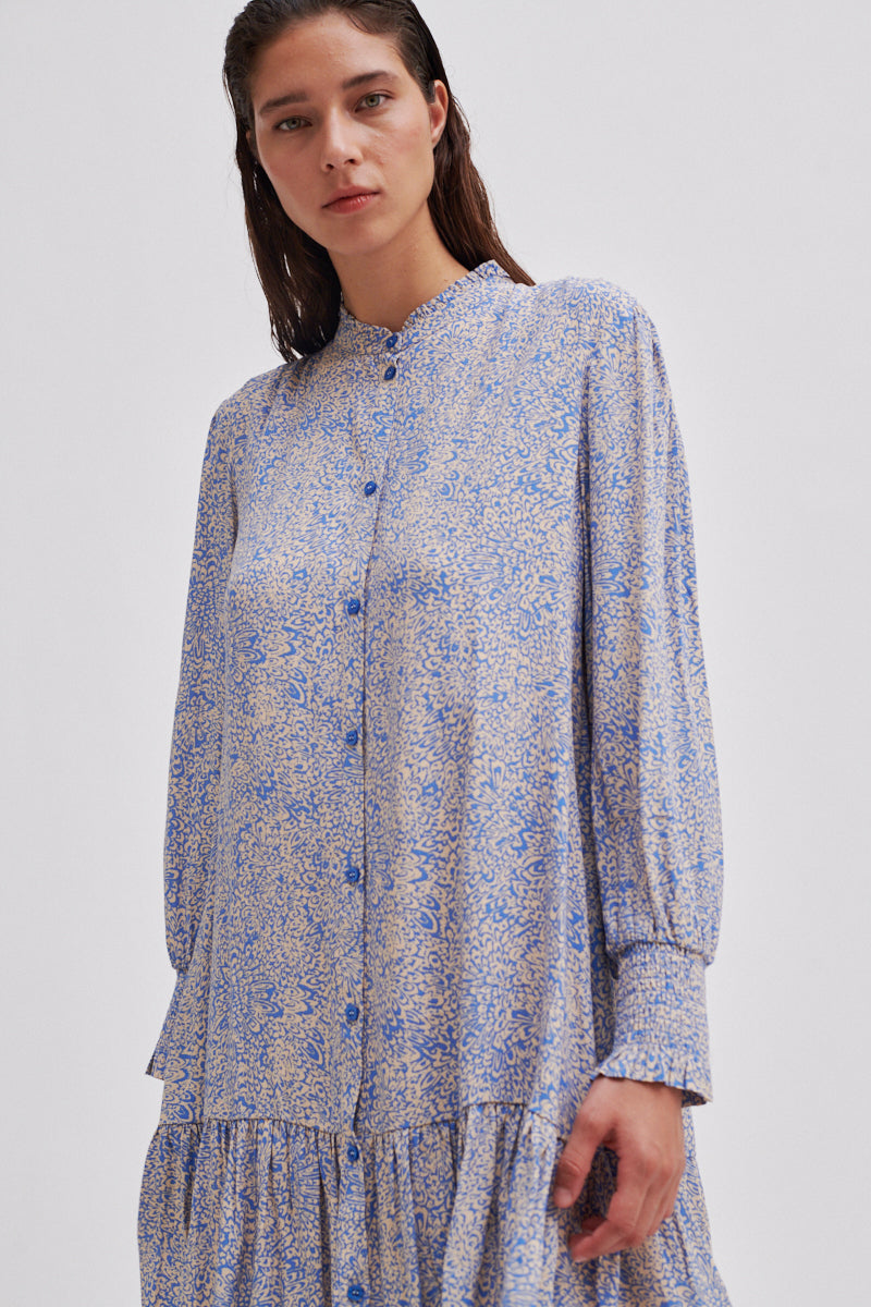 Gioia Mini Dress - Blue Yonder