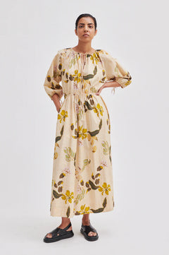 Trento Maxi Dress - Dark Chalk