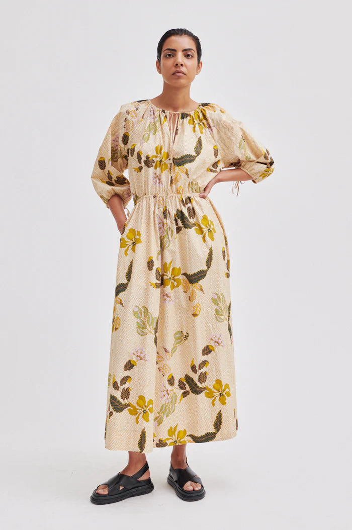Trento Maxi Dress - Dark Chalk