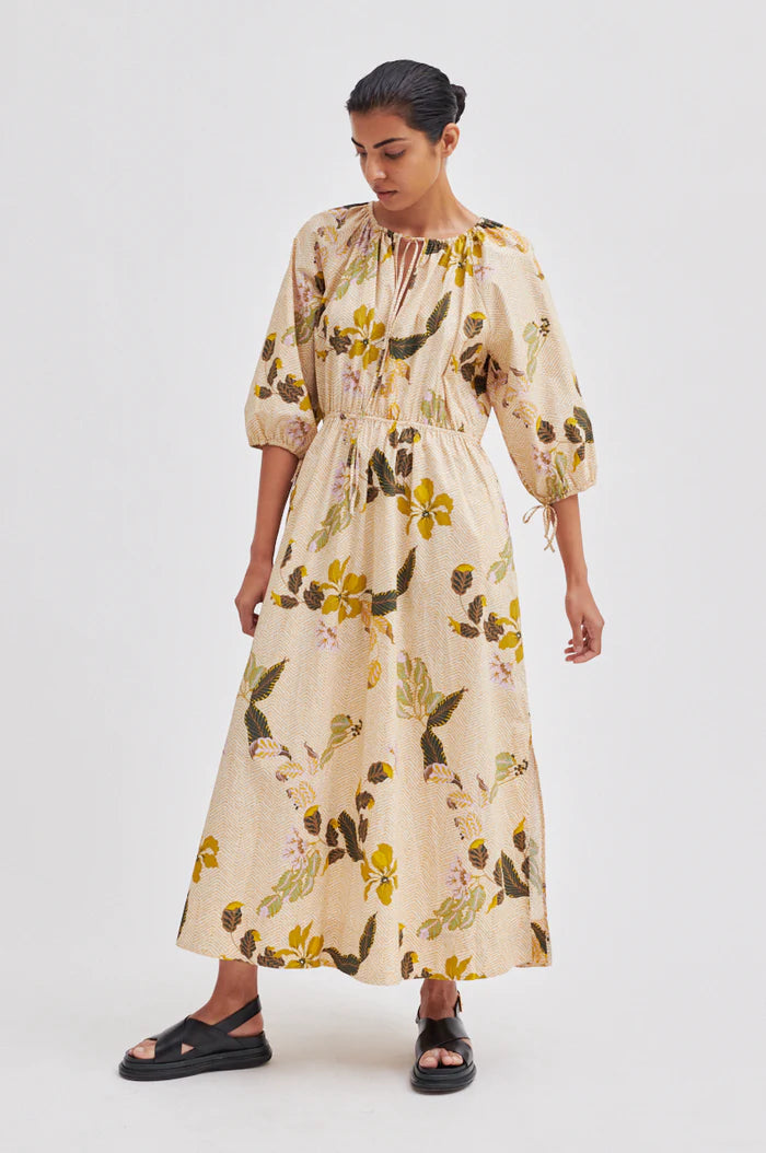 Trento Maxi Dress - Dark Chalk