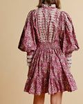 Poplin Mini Dress - Paisley