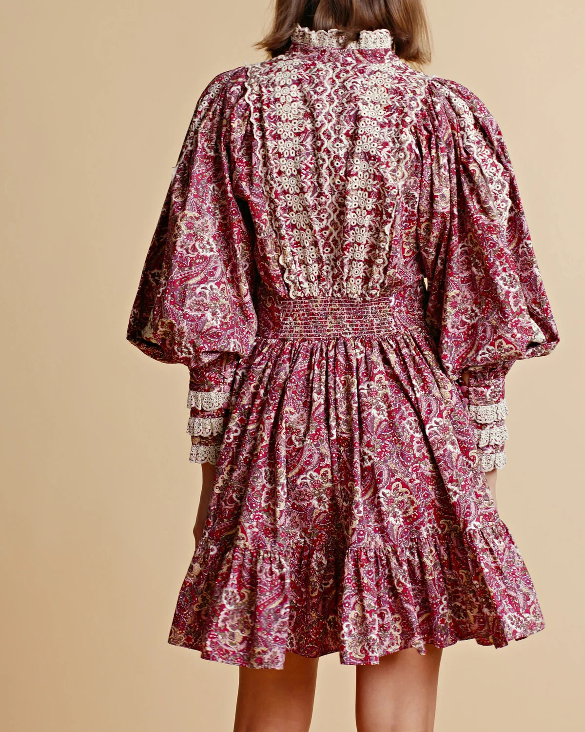 Poplin Mini Dress - Paisley