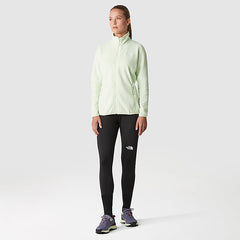 W 100 Glacier Full Zip - Lime Cream