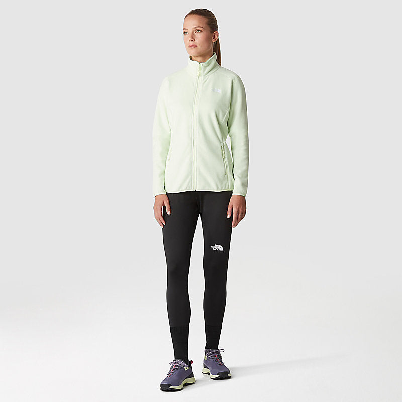 W 100 Glacier Full Zip - Lime Cream