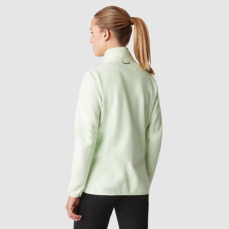 W 100 Glacier Full Zip - Lime Cream