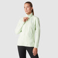 W 100 Glacier Full Zip - Lime Cream