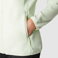 W 100 Glacier Full Zip - Lime Cream