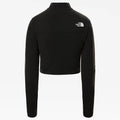 W Flex Crop Zip Through - Tnf Black