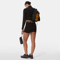 W Flex Crop Zip Through - Tnf Black