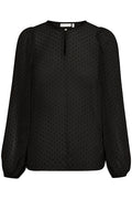 IbiIW Long Sleeve Blouse - Black