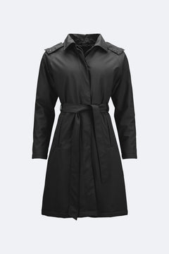 W Trench Coat - Black - Rains - Jakker - VILLOID.no