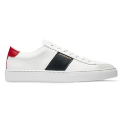 Vision Leather - White Navy Red