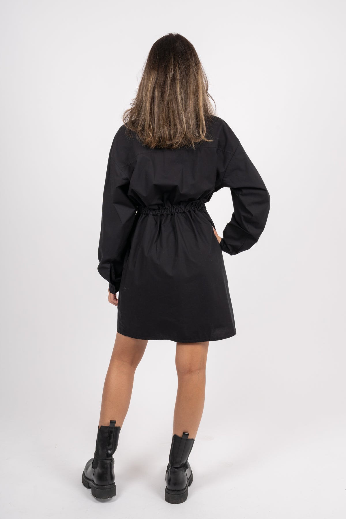 Marlow Dress Cre - Black