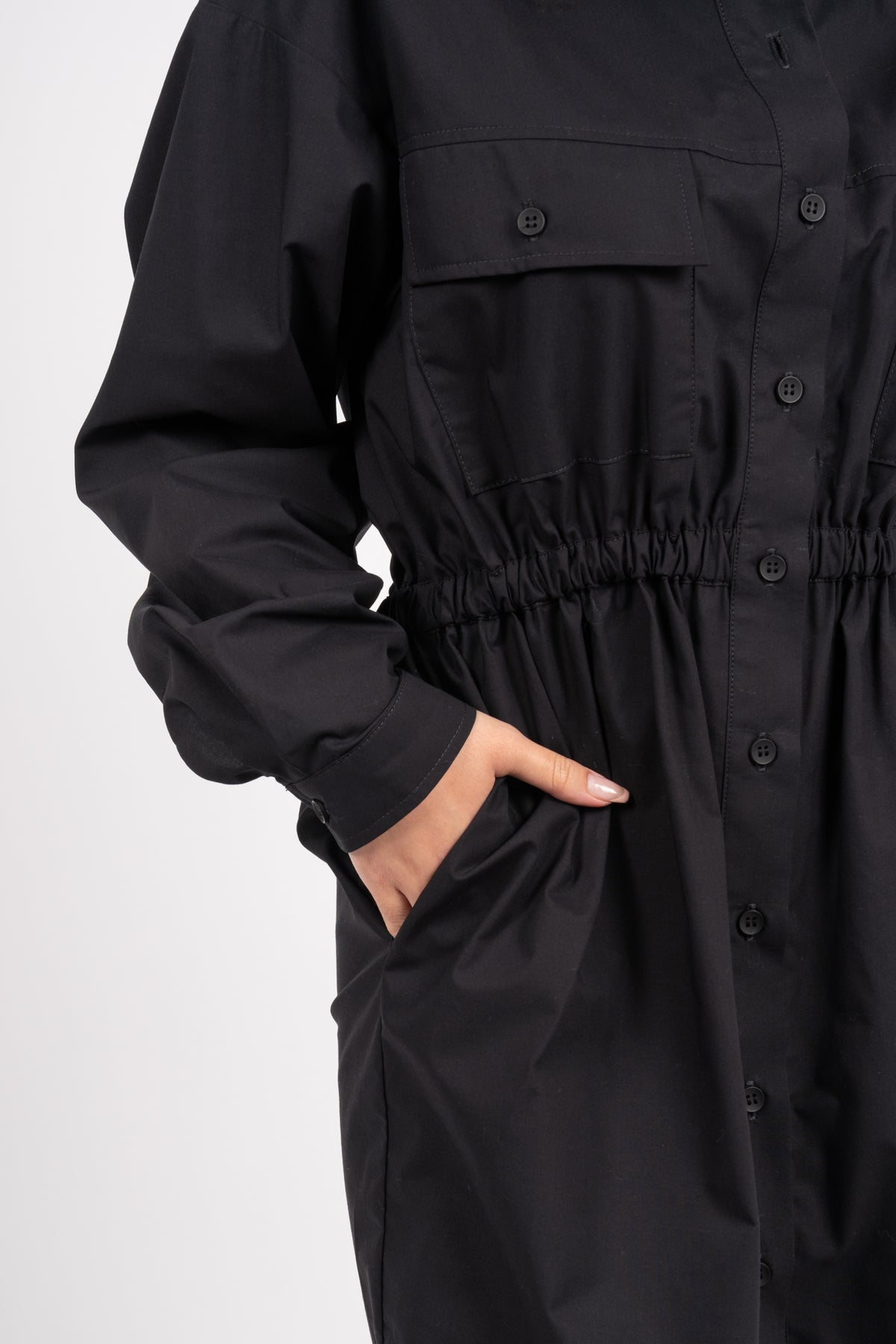 Marlow Dress Cre - Black