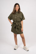 Archer Dress Cre - Army