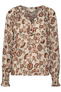 KettaPW Blouse - Koi Japanese Flo
