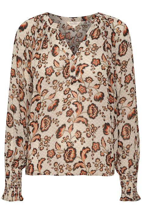 KettaPW Blouse - Koi Japanese Flo